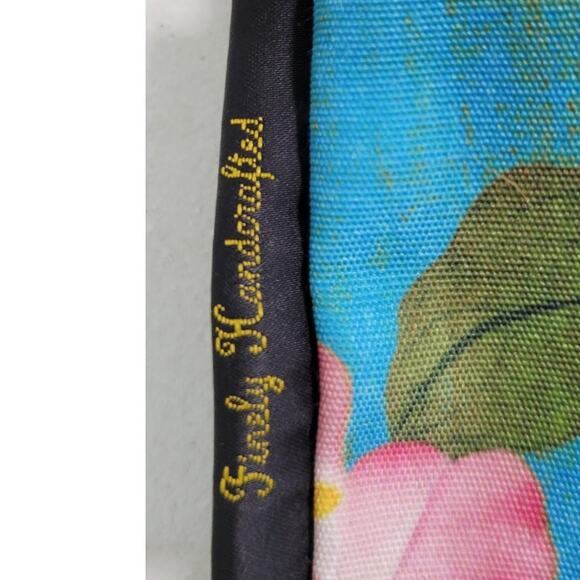 Boho Hippie Crossbody Purse Fringe Bottom Cottage Core 11x12 inch Whimsical Bag - Picture 6 of 8